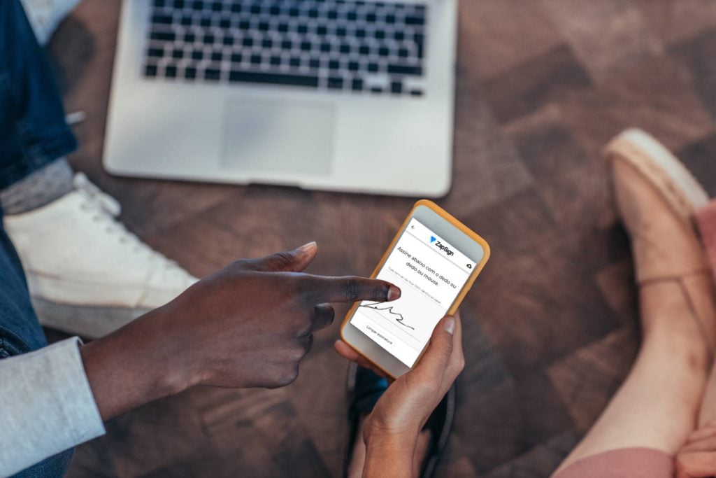 como fazer assinatura digital no celular