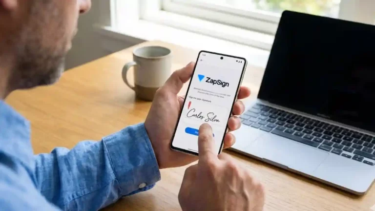 como fazer assinatura eletrônica pelo celular