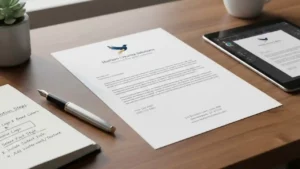 papel timbrado da empresa