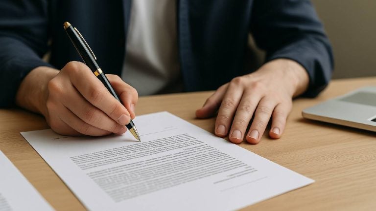 assinar documento em nome de outra pessoa