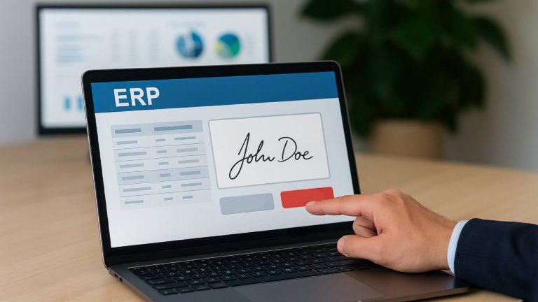assinatura eletrônica e ERP