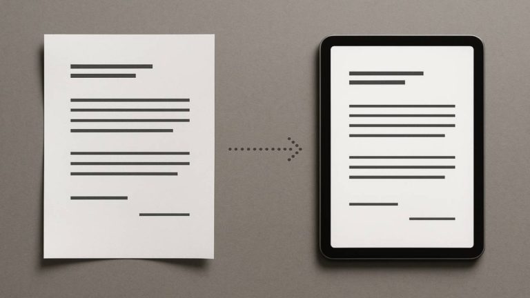 desmaterialização de documentos