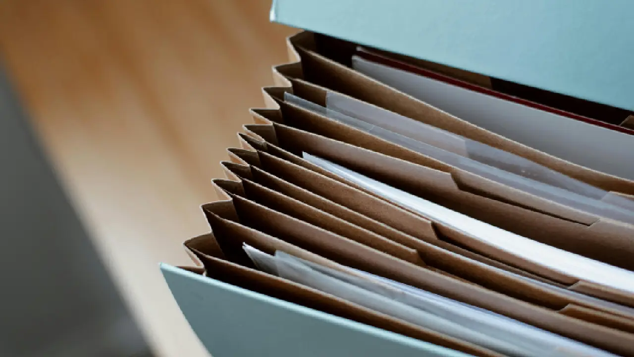 pastas para documentos