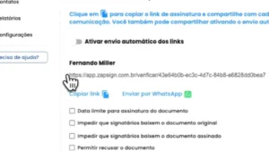 assinatura eletrônica WhatsApp